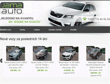 Tablet Screenshot of jamaauto.cz